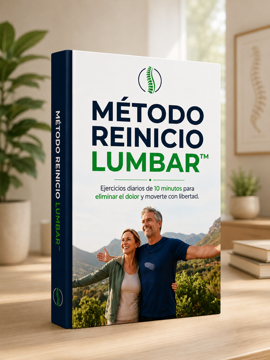 MÉTODO REINICIO LUMBAR™: Ejercicios diarios de 10 minutos para eliminar el dolor y moverte con libertad + 4 BONOS GRATIS 🎁